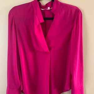 bright fuchsia professional blouse!